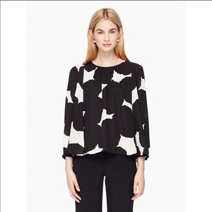 Kate spare - blot dot swing blouse